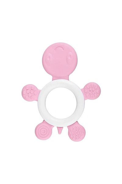 ByCaretta Pink Teether Turtle