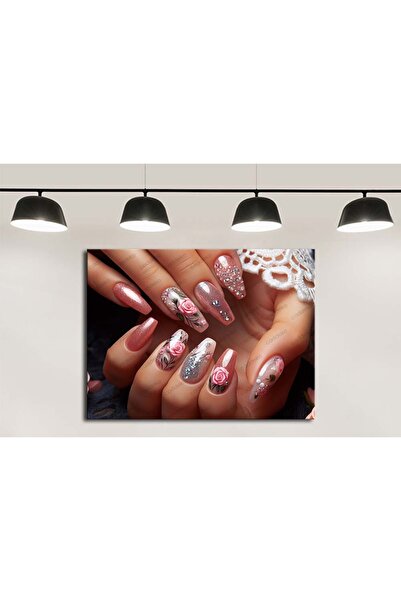 caddeko dkm-trn14 Nail Art Tırnak Süsleme Sanatı Tablo