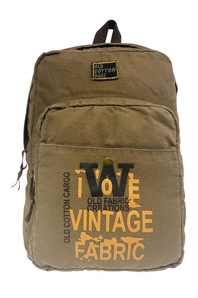 Old Cotton Quality Vintage Casual Design Daily Outing Sports Backpack Matanza Bag 30X42Cm