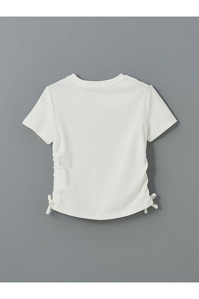 LC Waikiki Crew Neck Girl's Crop T-Shirt