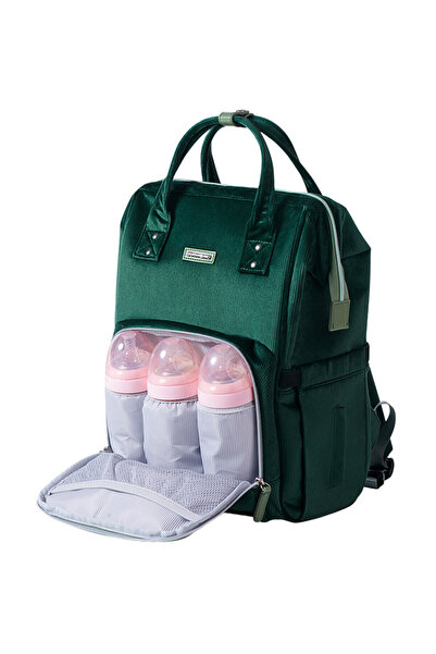 Sunveno Diaper Bag Corduroy - Green
