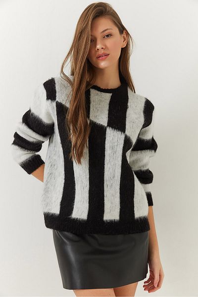 Bianco Lucci Women's Raised Knitwear Sweater 20246938