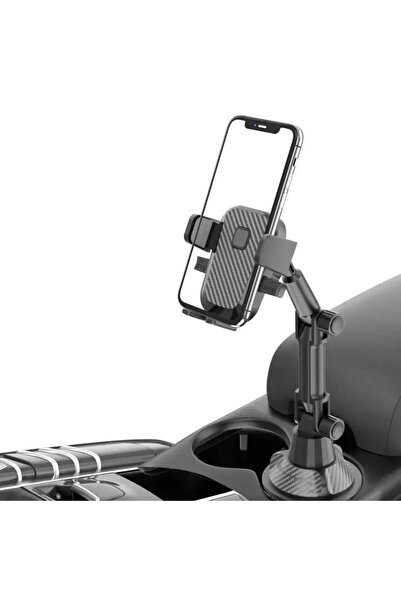 Yıldızhane Teleskopik Araç Bardak Yerine Giren Telefon Tutucu