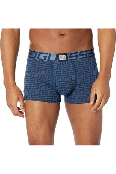 Guess Jeans Guess Jeans Lenjerie intimă 3-Pack P7CJ G Quadrate Blue Set boxerky modré închis for bărbați