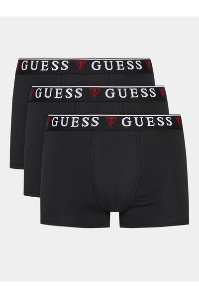 Guess Jeans Pánské spodní prádlo Guess Jeans 3-Pack Jet Black/Frost G černé b...
