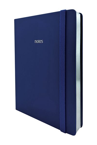 Victoria's Journals 96 Sheets A5 Bujo Vegan Leather Notebook - 160 g Striped
