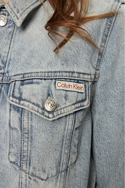 Calvin Klein CK Jeans CROPPED 90'S DENIM JACKET Kadın Ceket J20J224544-1AA