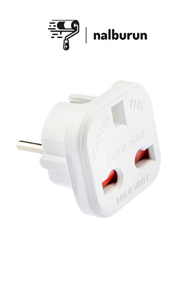 Nalburun İngiliz Dubai Hong Kong Fişi Türk Fişi Ingiliz Fişe Çevirici Priz Dö...