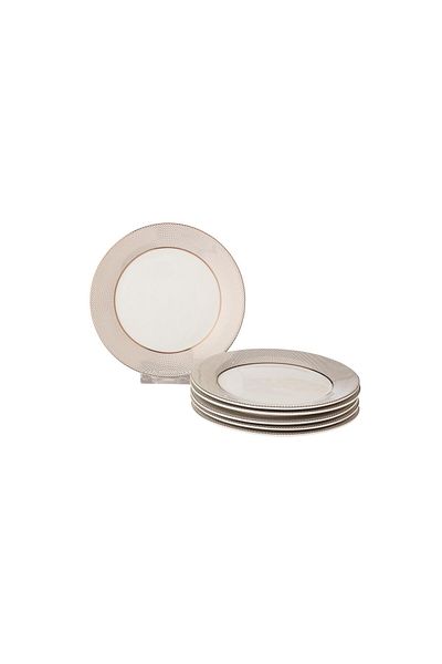Dania Set of flat plates, 6 pieces, 18 cm
