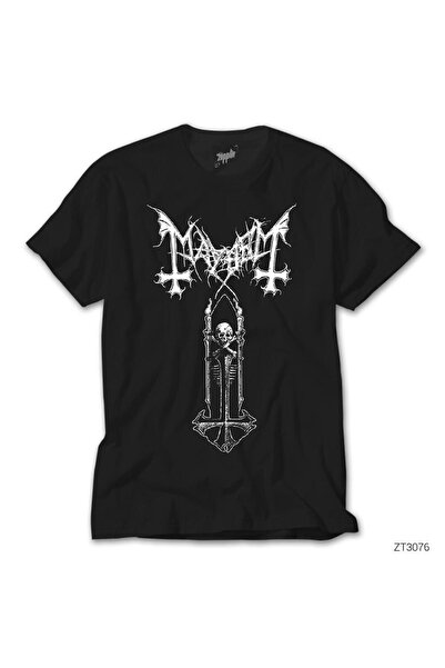 CC STORE Μαύρο T-Shirt Mayhem T Cross