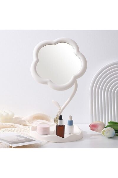 Tahtakale Dünyası Ayçiçeği çiçek şeklinde ayaklı kaideli makyaj banyo yatak o...