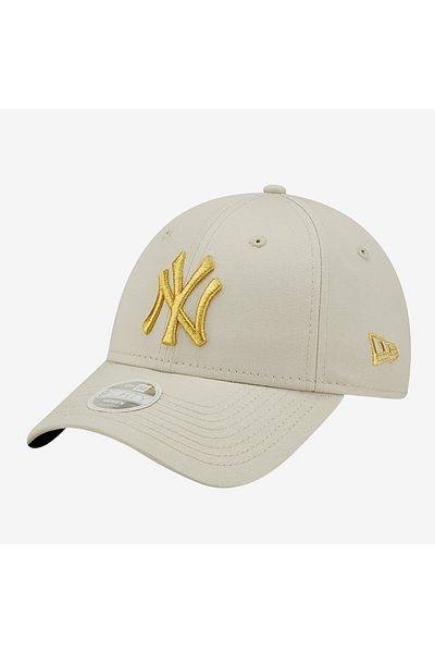 NEW ERA Pălărie crem pentru femei Wmns Metallic Logo 9forty Neyyan Stnmtg