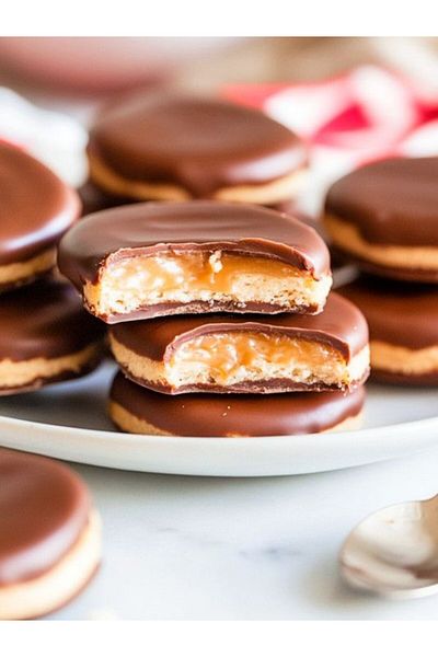 Twix Secret Centre Biscuits - with Milk Chocolate and Caramel Particles, 132 g X 2 Pieces