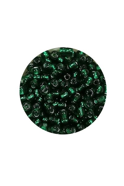 Royaleks 3 mm Cast Glass Sand Beads - 20 Grams Dark Green Bnc146