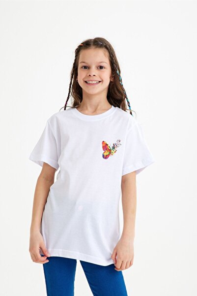 CC STORE Παιδικό μπλουζάκι με στάμπα πεταλούδας 5-15 ετών