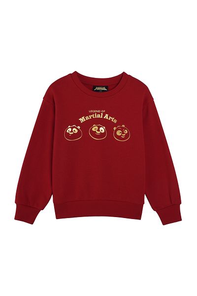 Giordano Kids Kung Fu Panda Series French Terry Crewneck Sweatshirt