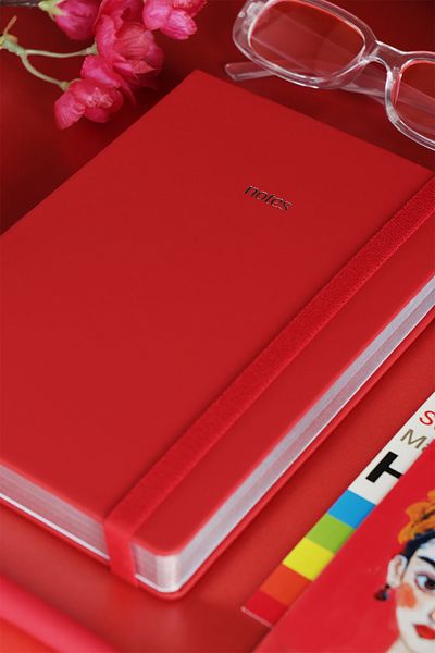 Victoria's Journals 96 Sheets A5 Bujo Vegan Leather Notebook - 160 g Striped