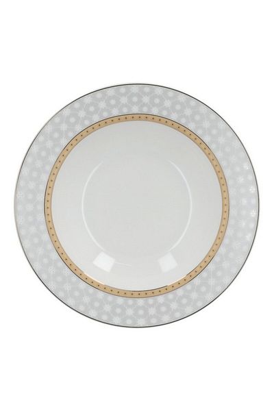Bien Servi 47-Piece Modern High Quality Newbone Dinner Set