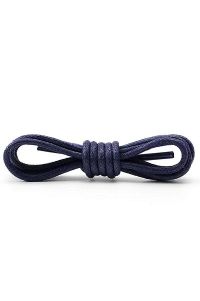 hapshoe 40 cm Navy Blue Waxed Classic Shoelaces