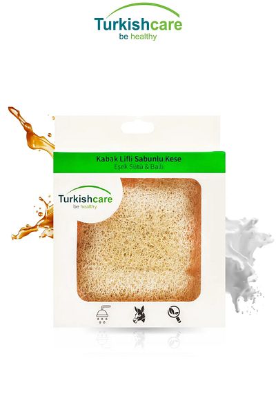 Turkishcare Donkey Milk & Honey Pouch Soap 100Gr. Set of Two