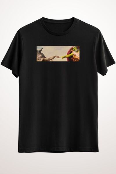 CC STORE Tricou clasic Shrek Hands Of God pentru bărbați