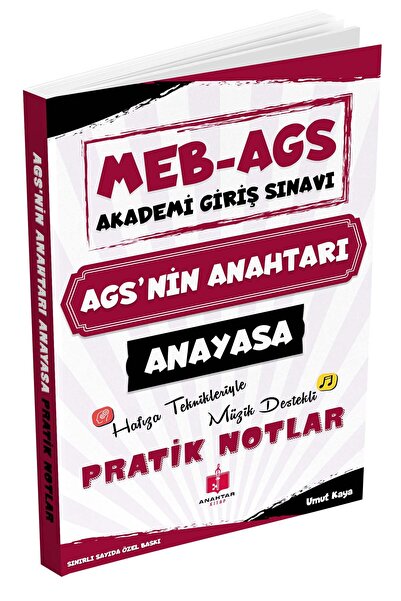Anahtar Kitap 2026 Meb Ags Ags'nin Anahtarı Anayasa Hafıza Teknikleriyle Müzi...