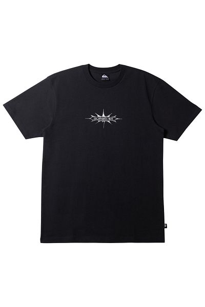 Quiksilver Thorn Badge Stn Ανδρικό Μαύρο T-Shirt Ανδρικό T-shirt Aqyzt09546