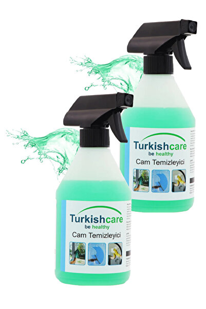 Turkishcare Cam Temizleyici 500 Ml. İkili Set