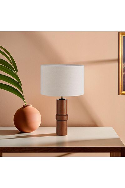 TROVE Roman Wooden Lamp Shade