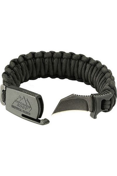 Outdoor Edge سكين وسوار Para-Claw Paracord Survival متوسط الحجم 4.44 × 8.89 × 20.32 سم