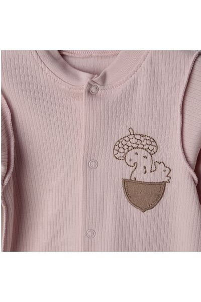 Bebetto Organic Rapored Interlock Boots Jumpsuit (Organic Farm) T3928