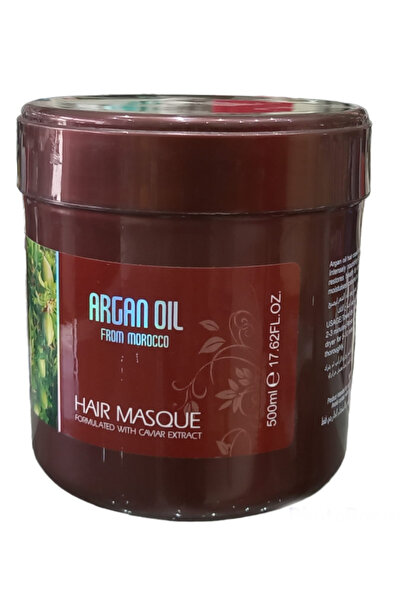 Argan Oil ماسك للشعر بزيت الأرغان المغربي مركب من خلاصة الكافيار 500 مل