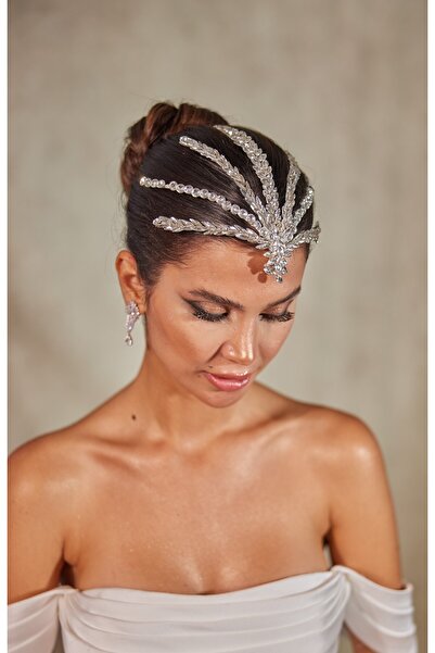 Simay Aksesuar ST796 GELİN TACI,ALINLIK