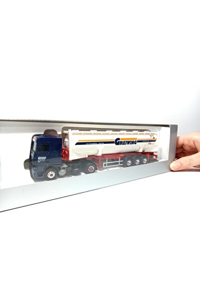 AWM Automodelle 1:87 Ho DAF 95 XF SC 40ft basınçlı silo konteyner (Minyatür Plastik Tır Modeli )