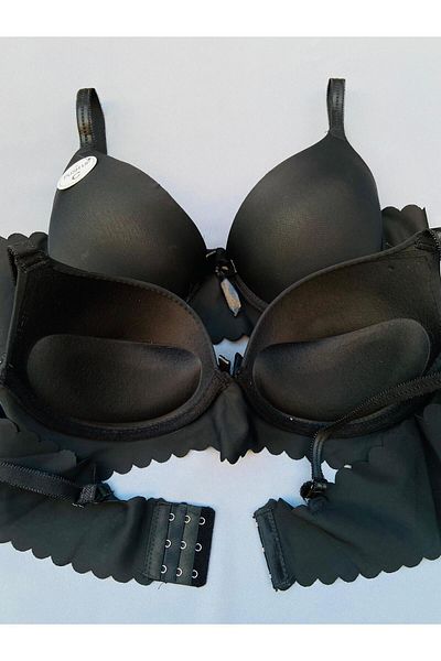 Blizard Μαύρο σουτιέν με κομμένο λέιζερ Push Up Underwire