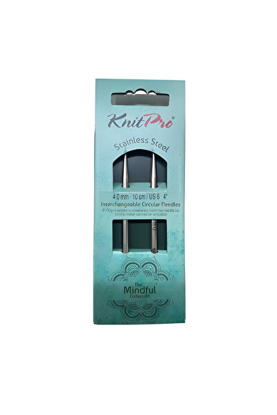 KnitPro Mindful Misinasız Şiş 10 cm 3617X