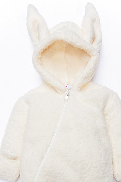bshood X Silk Atlas Baby Girl and Child Plush Booties Rabbit Jumpsuit