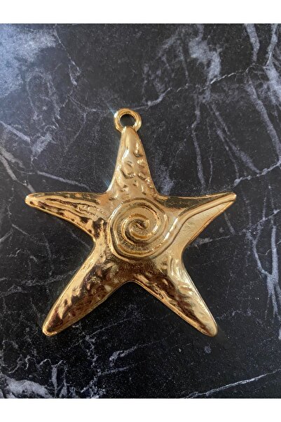 Jovela Altin kaplama büyük deniz yildizi kolye ucu