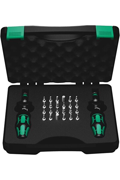 wera 7440/41 Kraftform Torklu Tornavida Seti 0,3-3,0 Nm