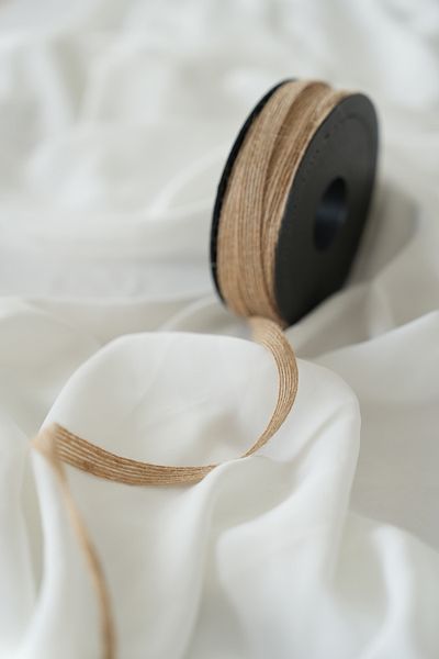 İstoria Bridal 3 Meter Jute Ribbon, Engagement-Bunch Decoration, Luxury Ribbon, Wicker Ribbon