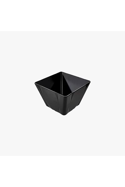 HIC Melamine Serving Bowl Black Color Size 20 cm
