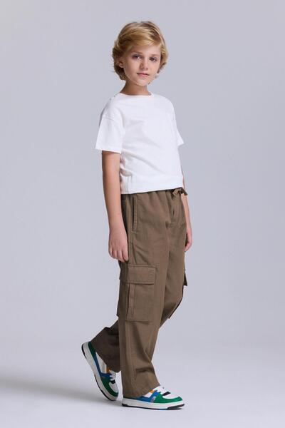 BABOKAH (Kids Boy) Gabardin Kargo Pantolon