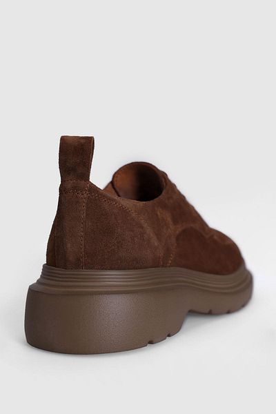 Lufian Ανδρικά παπούτσια από γνήσιο δέρμα Bruce Camel Suede από τρίχες καμήλας