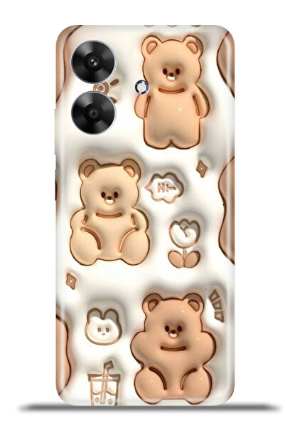 realme Note 60 Uyumlu Kılıf Esnek Silikon Kamera Koruma 4k Desenli Kapak -  B...