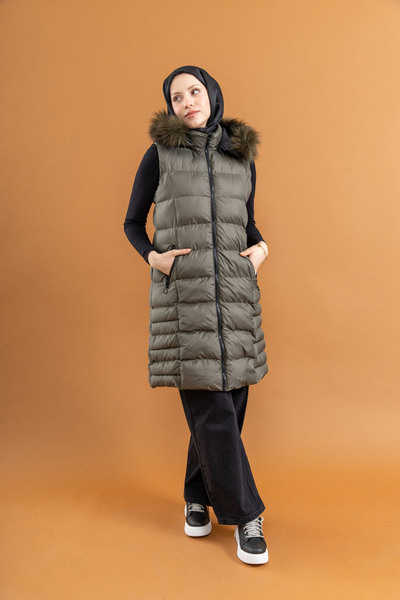 TUĞBA ERGÜL 1804 Жіночий утеплений жилет