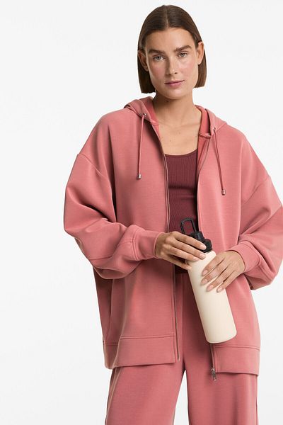 Oysho Long jacket with soft-touch brushed modal