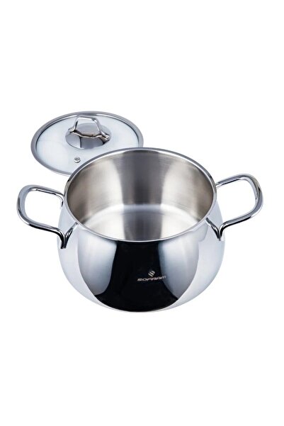 Sofram 26cm 18/10 Stainless Steel Single Casserole