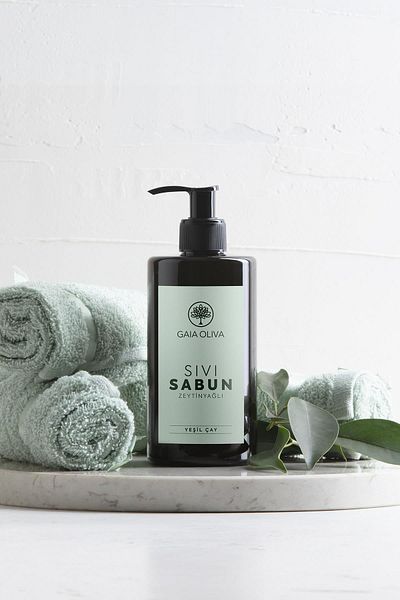 Gaia Oliva Green Tea Liquid Soap with Olive Oil 350ml