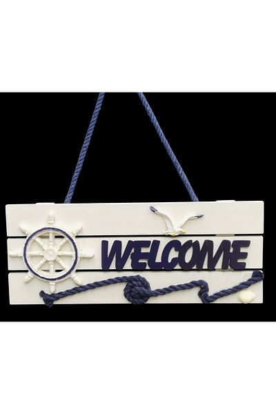 Mixperi Helmeted Welcome Written Sailor Door Ornament