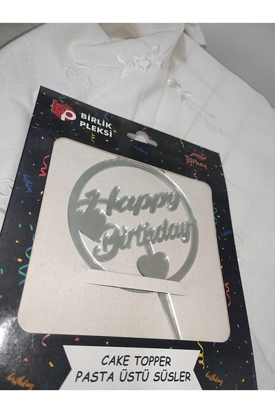 Gülefli Kızı Ornament pentru tort scris La mulți ani